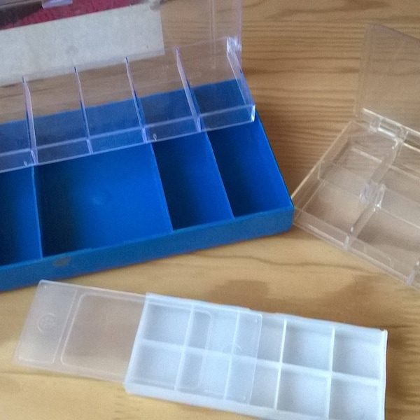 Boxes Tubes Storage for beads clasps