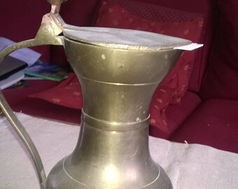 462) large metal pitcher