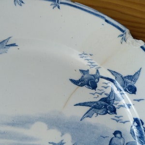 Antique porcelain plate image 6