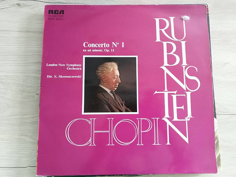 Vinyl records 33 rpm, Instrumental, Classics and Varieties Rubinstein Chopin