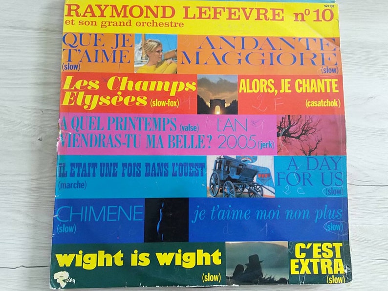 Vinyl records 33 rpm, Instrumental, Classics and Varieties Raymond Lefèvre