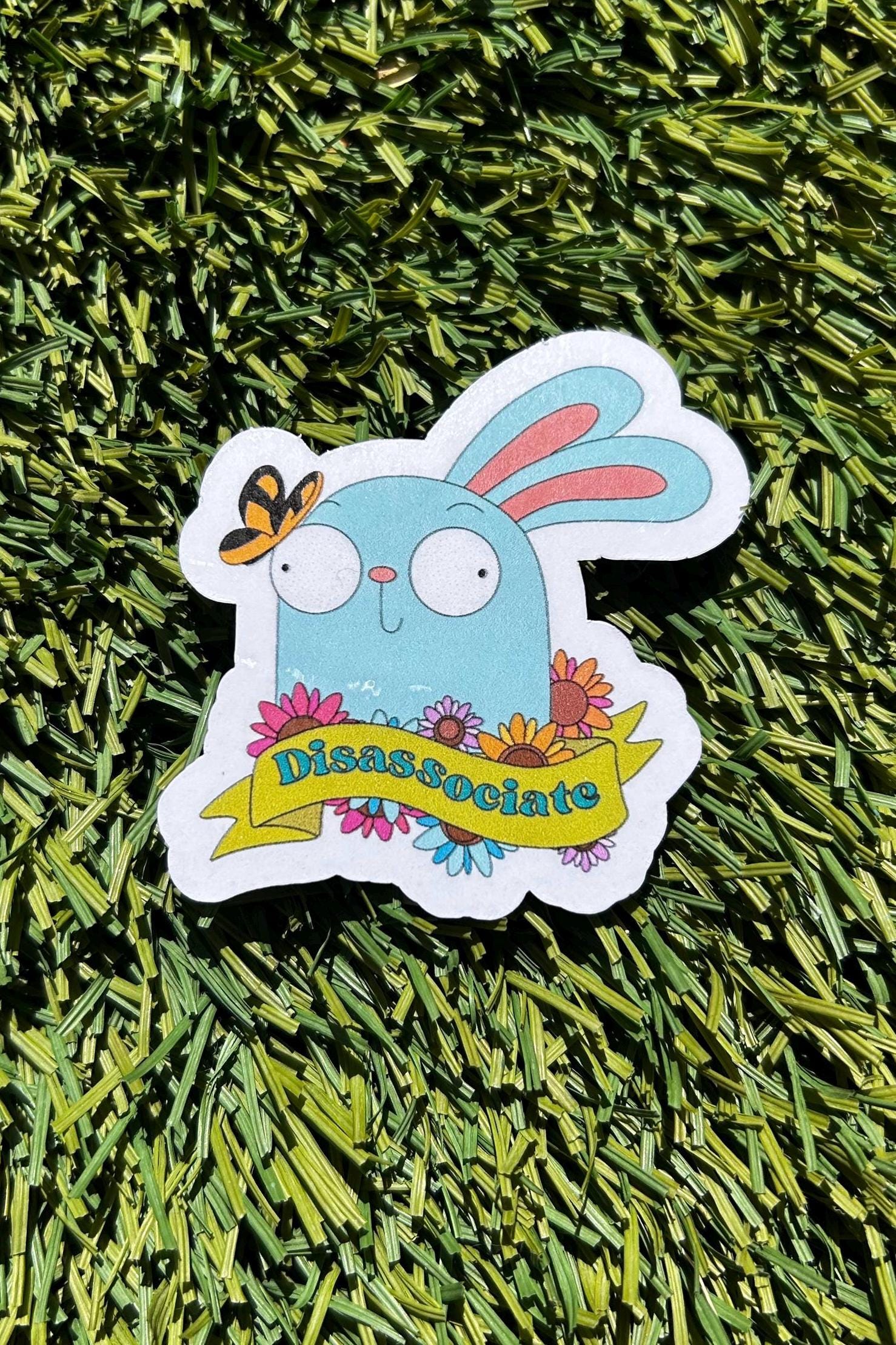 Barry Buns Bunny Sticker: Kiff Fan Art, Glossy or Holographic