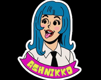 Ashnikko Fan Art | Sticker, Magnet or Tattoo | Choose Your Size and Finish