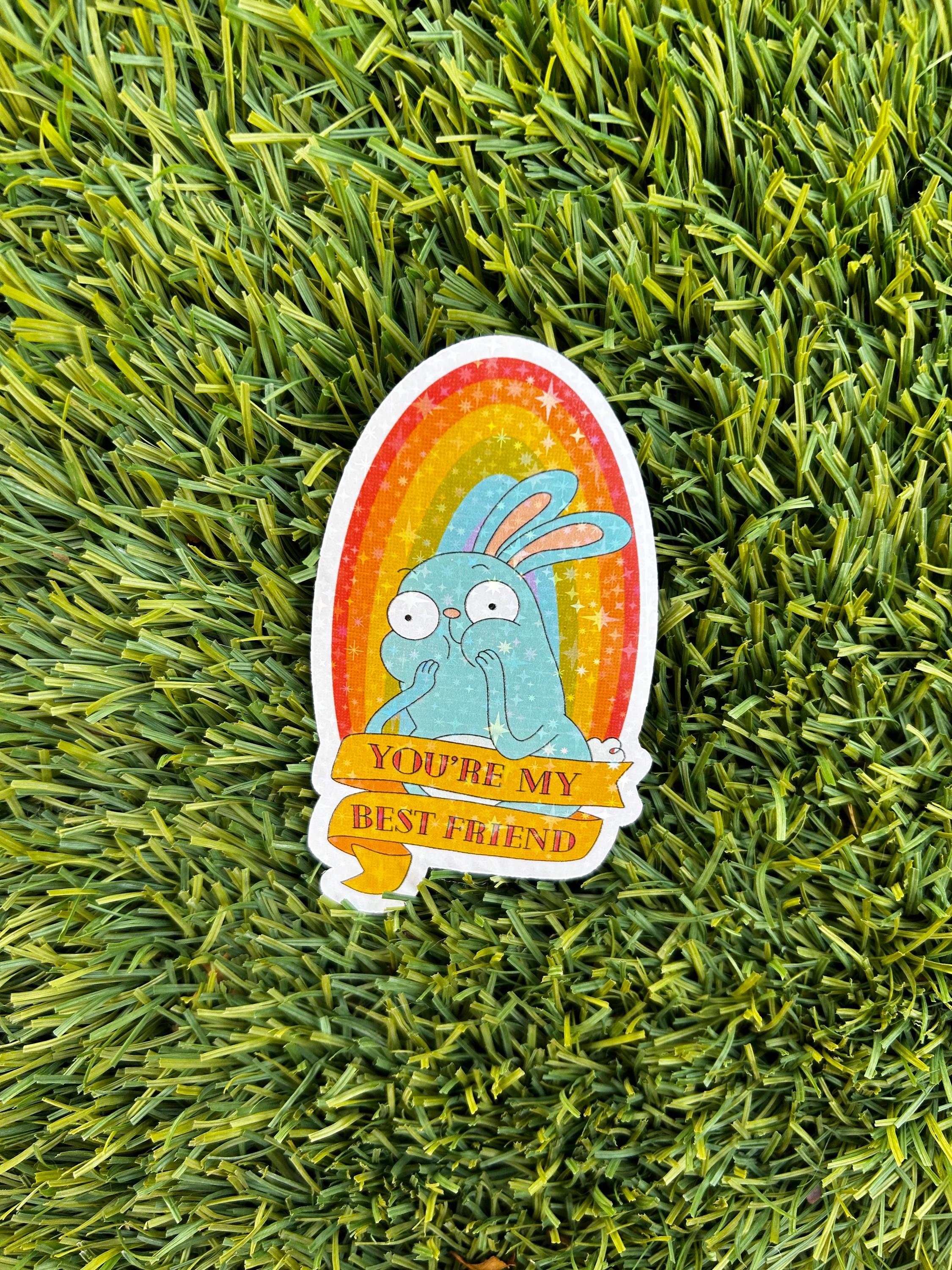 Barry Buns Bunny Sticker: Kiff Fan Art, Glossy or Holographic - Etsy