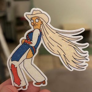 Cowbey | themed cowboy carter sticker Fan Art