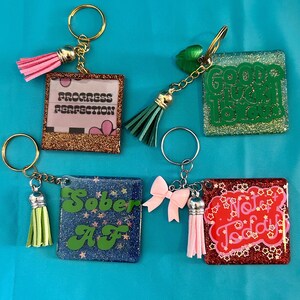 Square Keychain | Choose Your Style | Custom Options