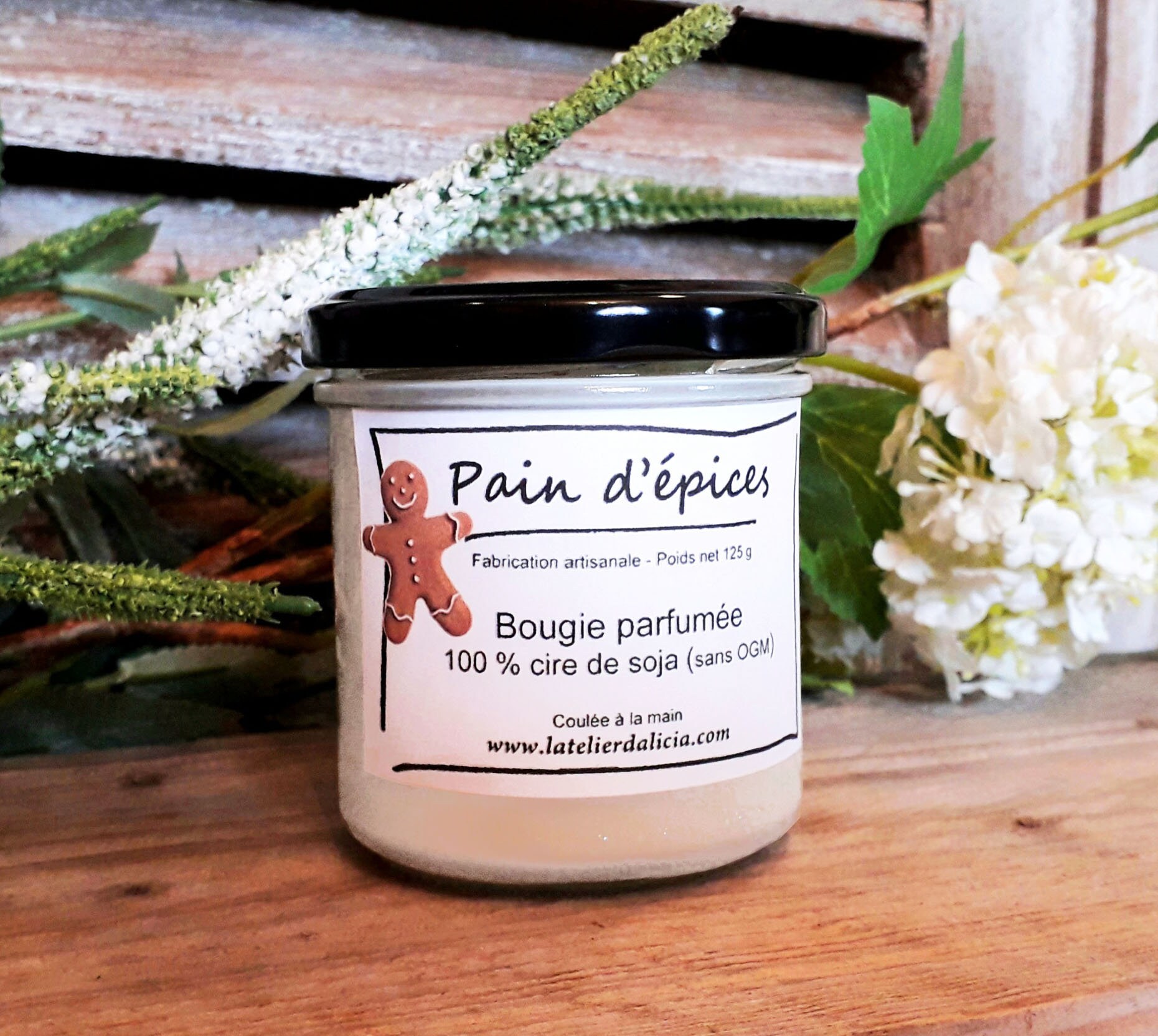 Bougie Végétale Parfumée Pain d'épices