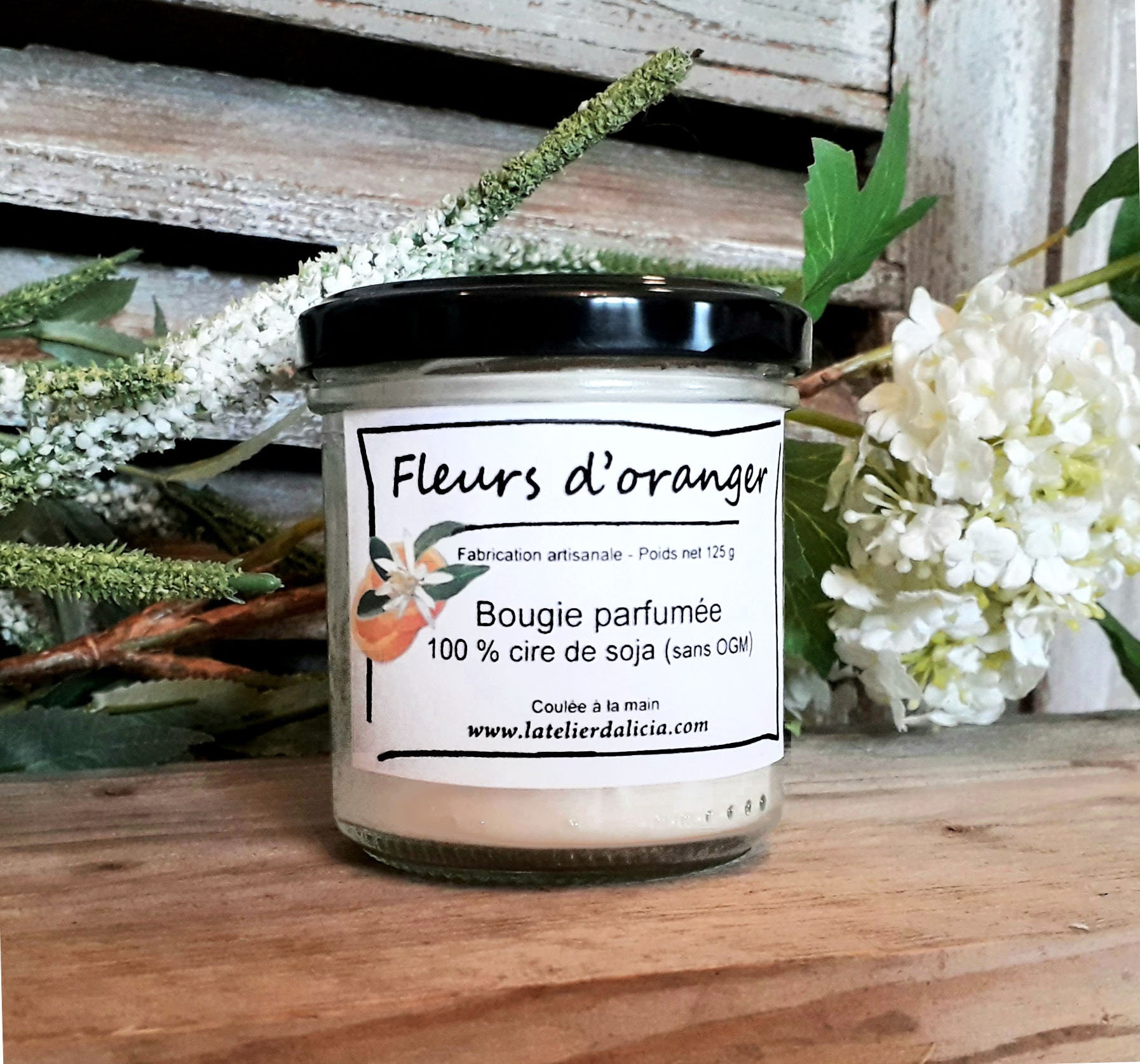 Bougie Parfumée Fleurs d'oranger