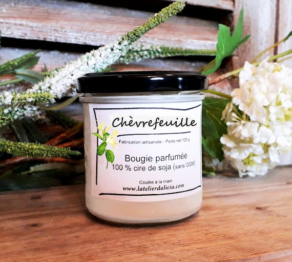 Bougie végétale parfumée Chèvrefeuille