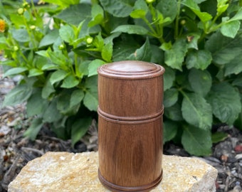 Beautiful Walnut Threaded Box.