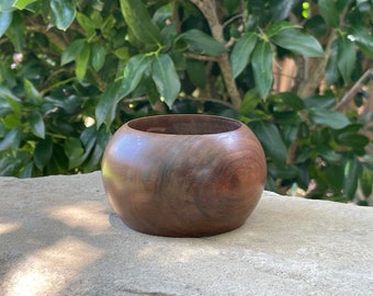Walnut Round Bowl
