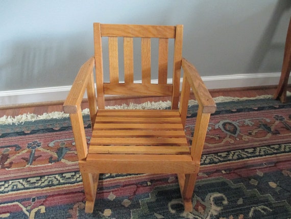 childs vintage rocking chair