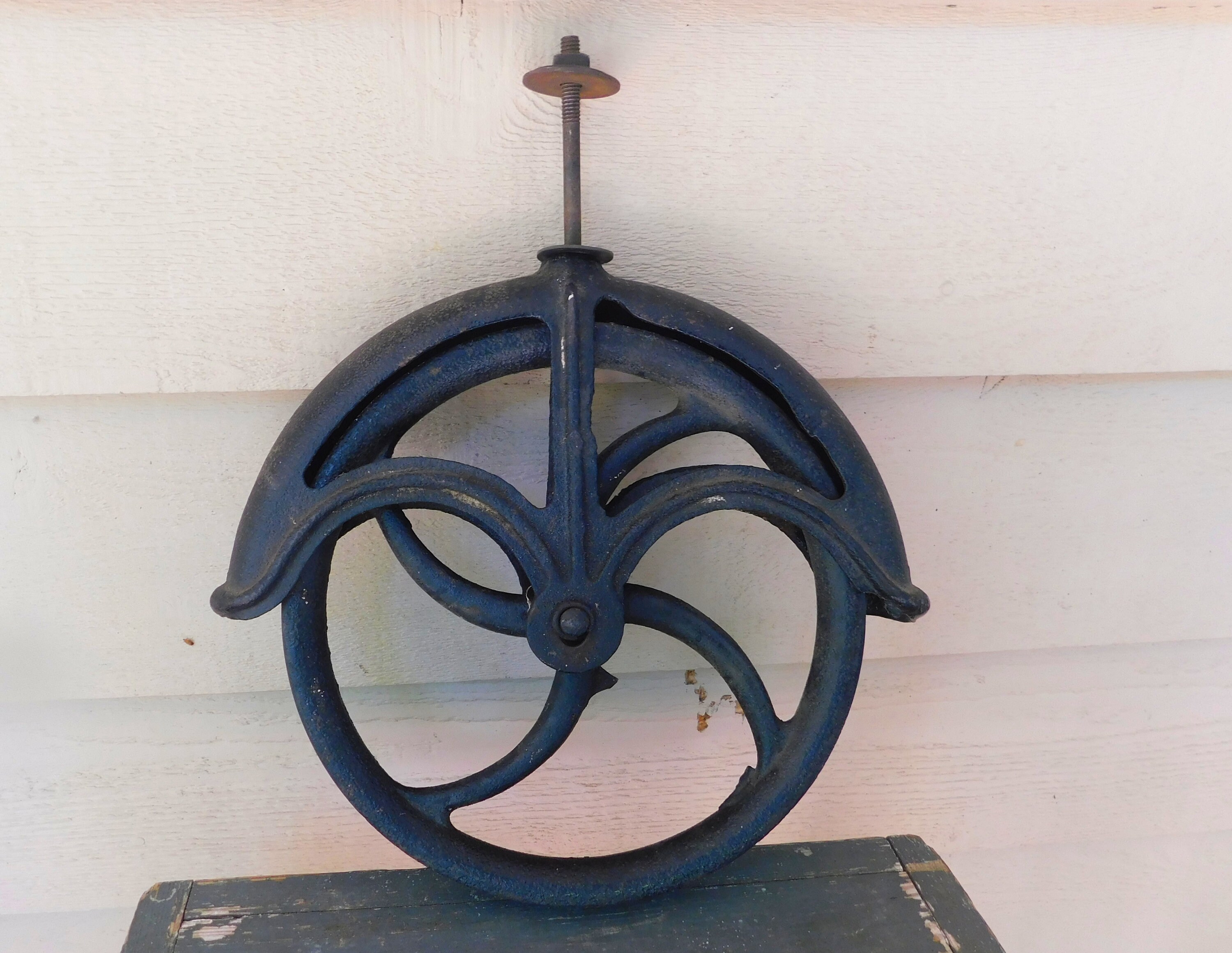 Antique Iron Pulley - Etsy Antique Iron Pulley - Etsy
