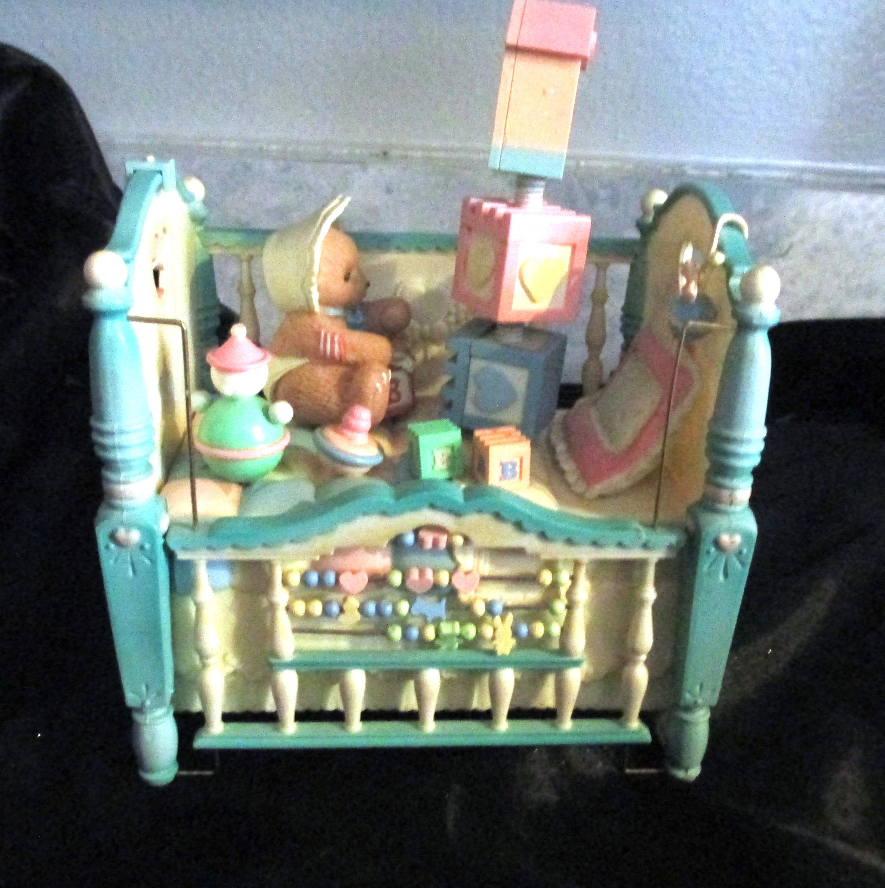 Vintage Music BoxEnesco Baby Lullaby Crib Music Box Mint Etsy