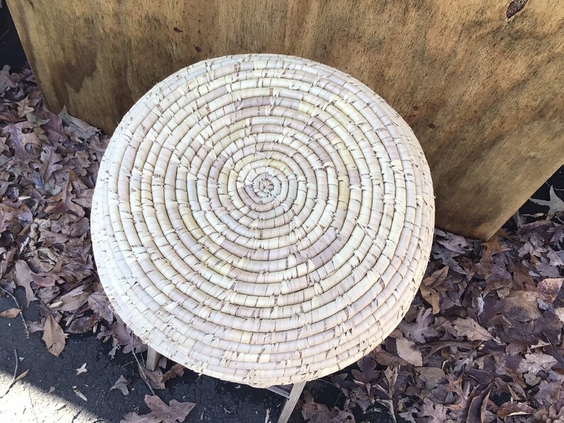 Vintage Large Sweetgrass Basket Large Market Basket Wrapped Etsy