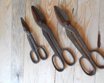 Vintage Tin Cutters set of three