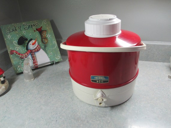 old thermos cooler