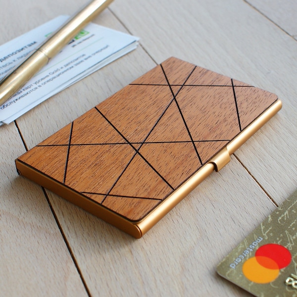 Wooden Business Card Etsy