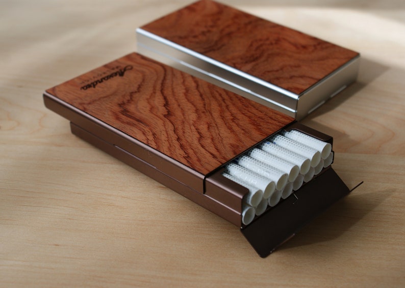 Personalized Cigarette Case Gift for Smoker Cigarette Holder Etsy