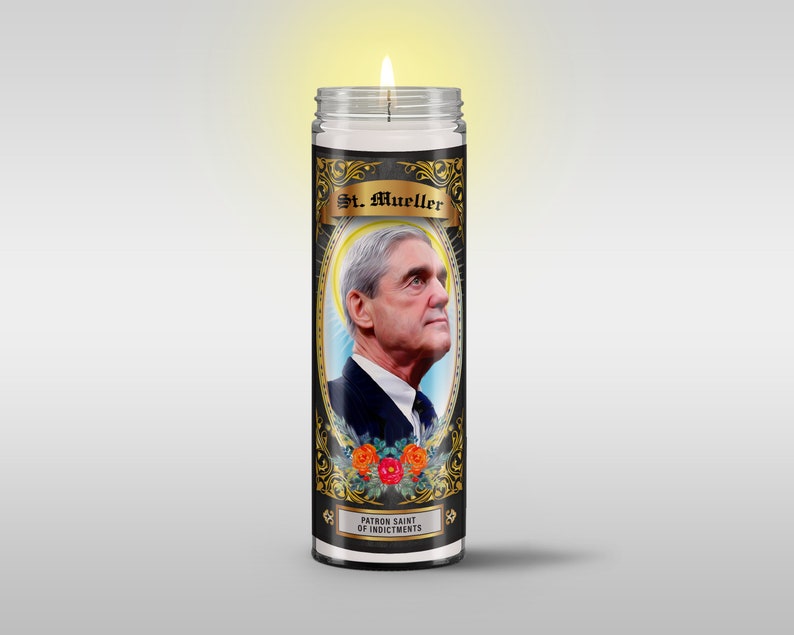 Progressive Prayer Candles Warren Mueller Abrams Obama Pelosi Notorious RBG AOC Biden Elijah Feminist Bernie Sanders image 4