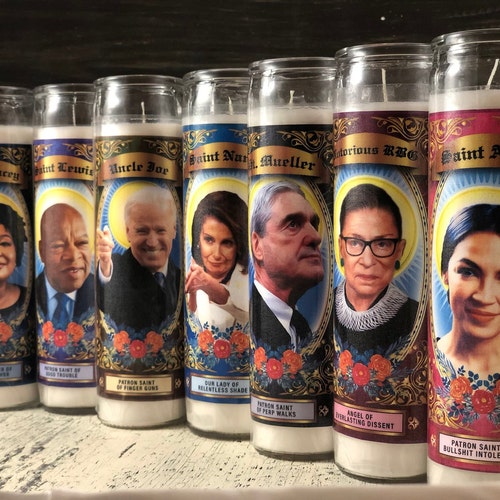 RBG Dissent Progressive Prayer Candles Notorious RBG Etsy