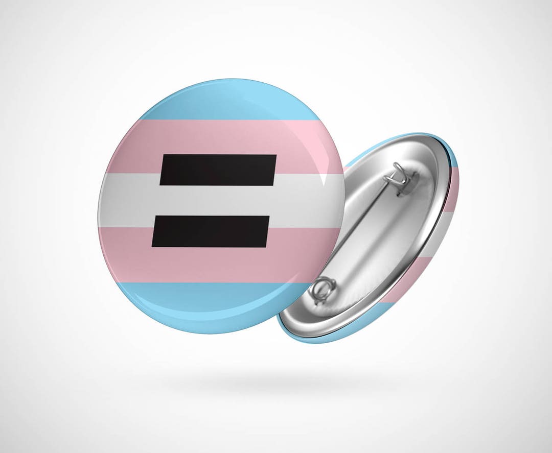Trans Equality — 2.25" Pinback Pin Button Badge LGBTQ - Etsy