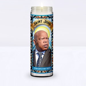 John Lewis Prayer Candle | Good Trouble | Civil Rights | MLK | Atlanta | ATL | BLM