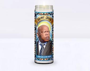 John Lewis Prayer Candle | Good Trouble | Civil Rights | MLK | Atlanta | ATL | BLM