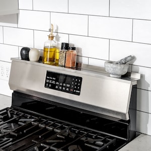 StoveShelf - 30&quot; Stainless Steel Magnetic Stove Shelf for Kitchen Stove by StoveShelf - Free Shipping Nationwide