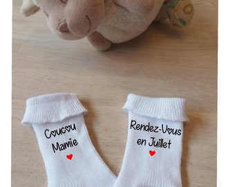 Schwangerschaftsanzeige für zukünftige Großmutter, originelle personalisierte Schwangerschaftsanzeige, Geschenk für zukünftige Tante