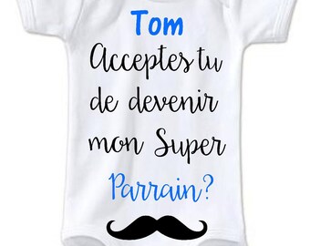 Téléchargement gratuit Images Body Bebe Demande Marraine Parrain Bapteme Body Humour Etsy actualisé par