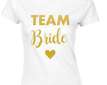 Team bride bachelorette party t-shirt
