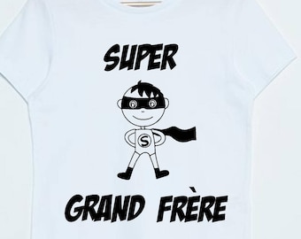 super big brother t-shirt, pregnancy announcement, future big brother, superhero
