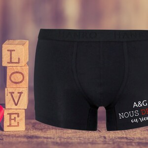 Caleçon Personnalisé Avec Photo - Sous-vêtement Drôle Pour Homme | Cadeau Saint-Valentin