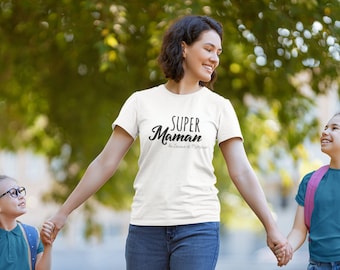 super mom t-shirt, personalized mom t-shirt, mom gift, mother's day