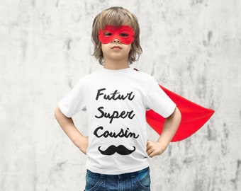 body tee shirt annonce grossesse futur super cousin