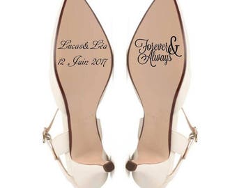 Schuhaufkleber hochzeit Etsy