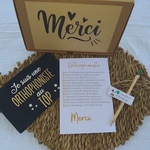 Caja de agradecimiento para logopedas, regalo de fin de año, caja para logopedas, regalo para logopedas