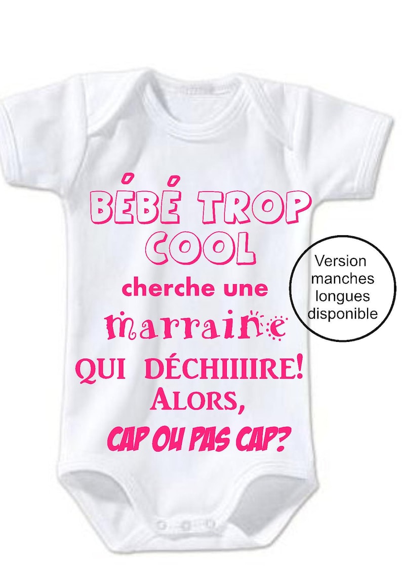 Body b b  demande marraine  parrain bapt me body humour Etsy