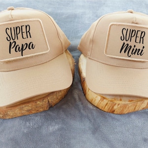 Matching dad cap for children, dad gift, Father's Day, mini dad