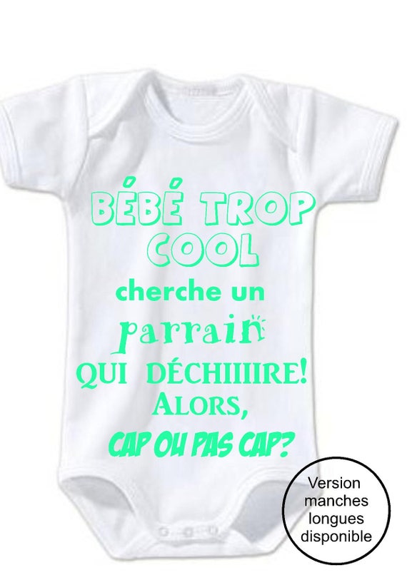 vetement bebe parrain