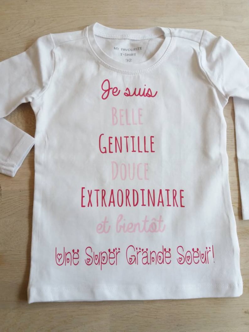 Porte-clé "Grande Soeur En Cours..." Cadeau Original Annonce De Grossesse Naissance