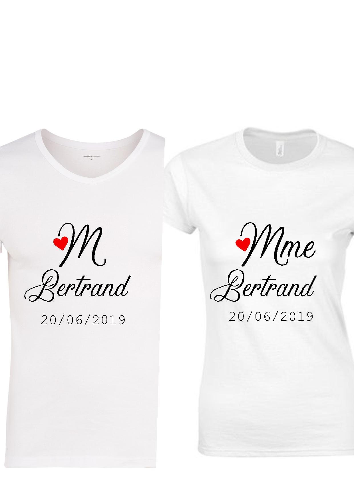 Couple T Shirt Mrs. Gentleman Last Name 