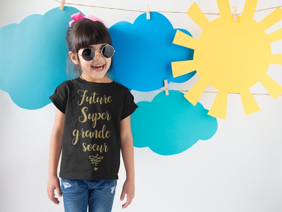 Future Big Sister Pregnancy Announcement T shirt Etsy