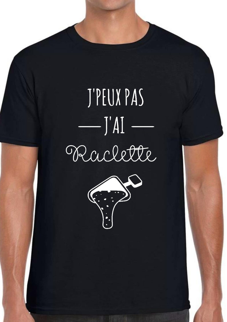  Tee  shirt  humour j peux pas j ai raclette tee  shirt  Etsy