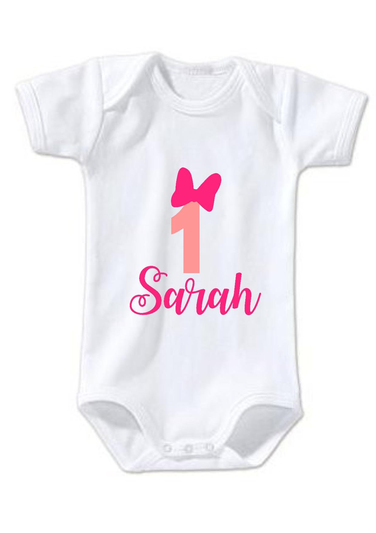 Body bebe nina cumpleanos 1 ano primer cumpleanos body personalizado regalo bebe regalo 1 ano Etsy Espana