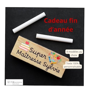 Pincel de pizarra personalizado, regalo para súper maestro, borrador de súper maestro, regalo personalizado para maestro, regalo de fin de año escolar