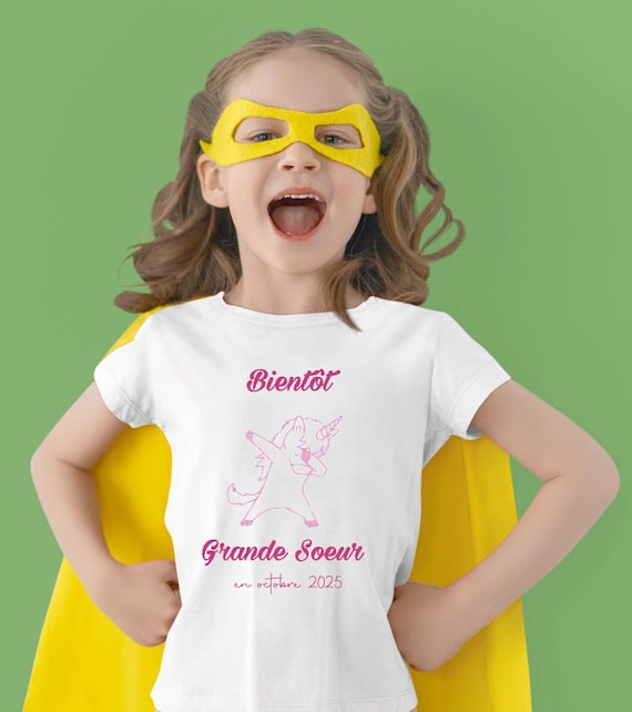 Bientot Grande T Shirt Annonce Grande Soeur T-shirt Bientôt Grande