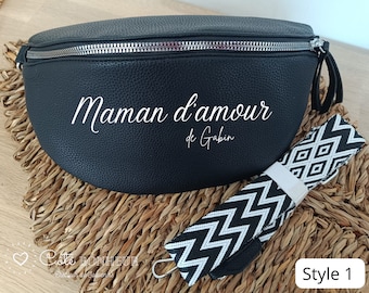 Personalized fanny pack, mom fanny pack, shoulder strap fanny pack, Mother's Day, women's fanny pack