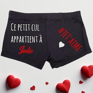 personalized boxer shorts, men&#39;s gift, personalized underwear, humorous gift for men, Valentine&#39;s Day underwear